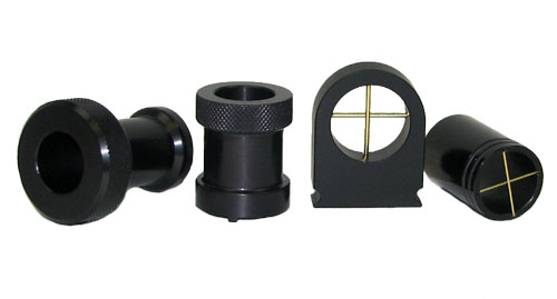 Laser alignment targets and optic wrenches